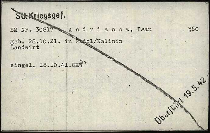 Document from the Arolsen Archives with the ID: 5432299