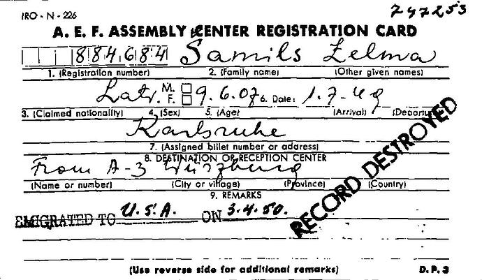 Document from the Arolsen Archives with the ID: 35363433a