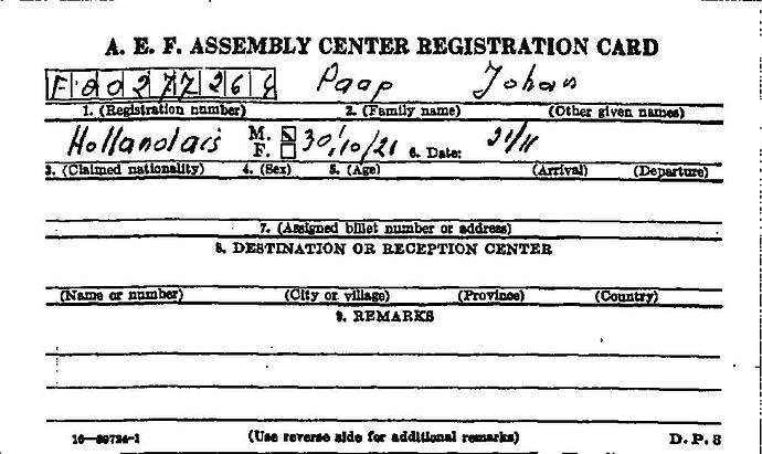 Document from the Arolsen Archives with the ID: 45210058a