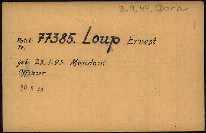 Document from the Arolsen Archives with the ID: 6519063