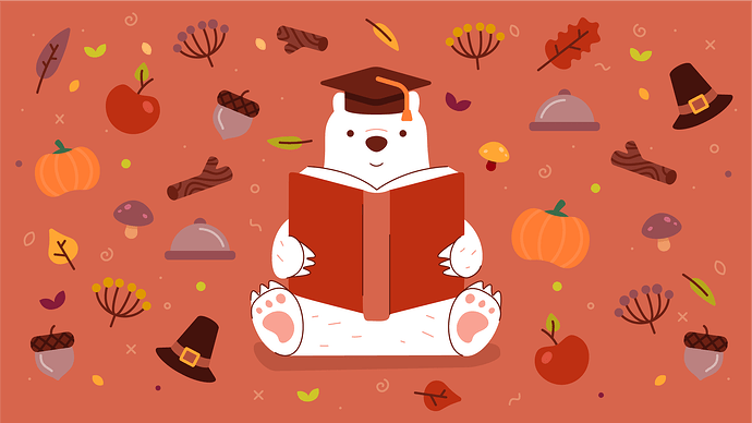 Thanksgiving student Bear