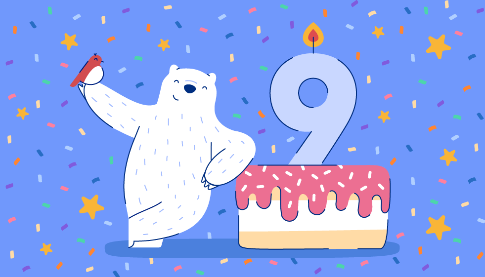 9th bear-thday