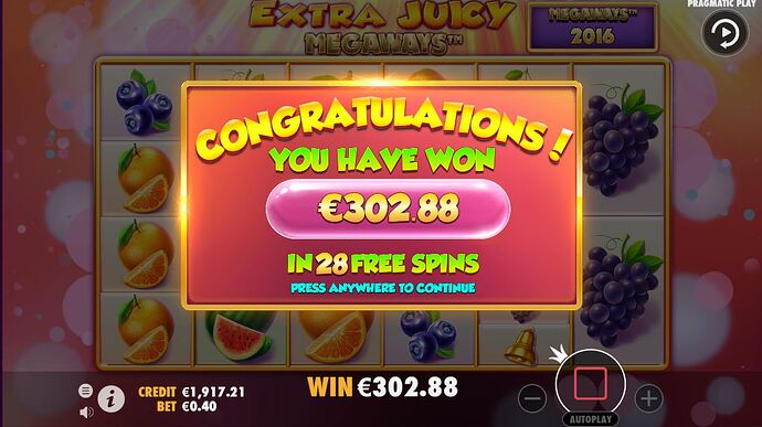 extra juicy megaways