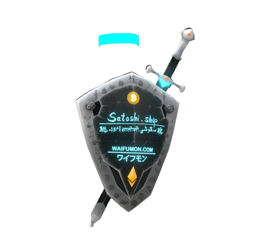 sword shiled decentraland satoshi waifumon tiara