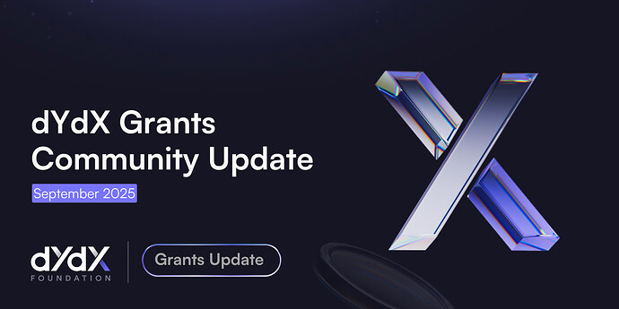 dydx grants community update
