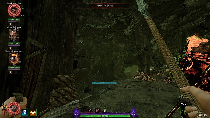 gas ratting me through the cave floor lol