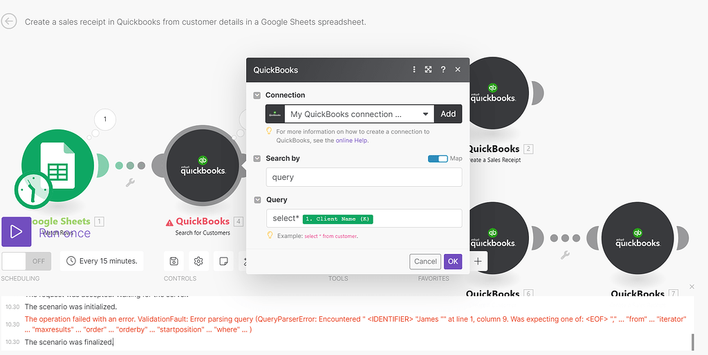 create-a-sales-receipt-in-quickbooks-from-customer-details-in-a-google