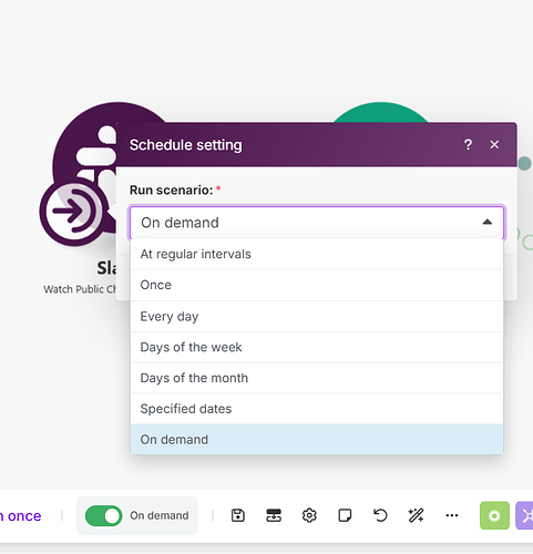 Slack watch module