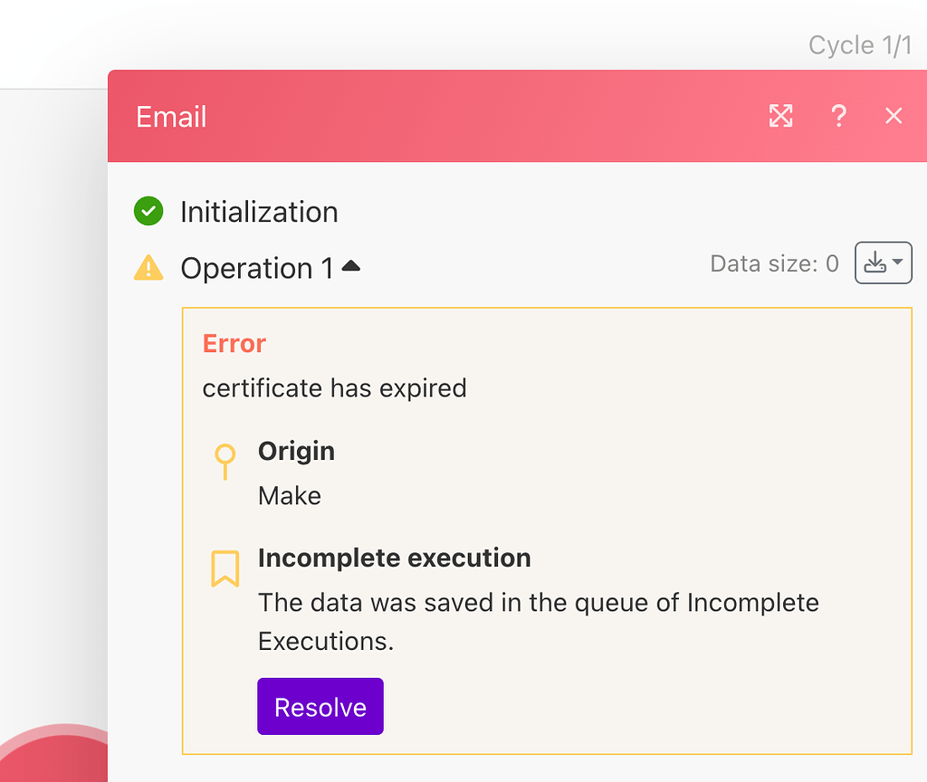 Email Module Certificate Expired Features Make Community