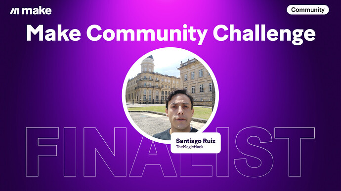 Challenge Finalist - Santiago Ruiz
