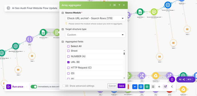 Array Aggregator
