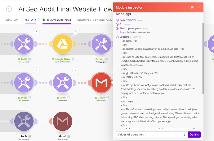 Email mapping {{101.text}}