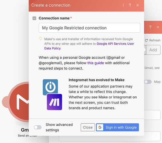 gmail personal account