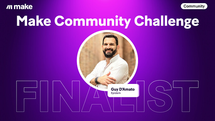 Challenge Finalist - Guy D'Amato