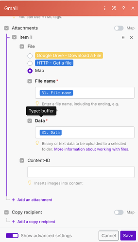 Gmail module details