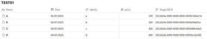 Notion DB capture