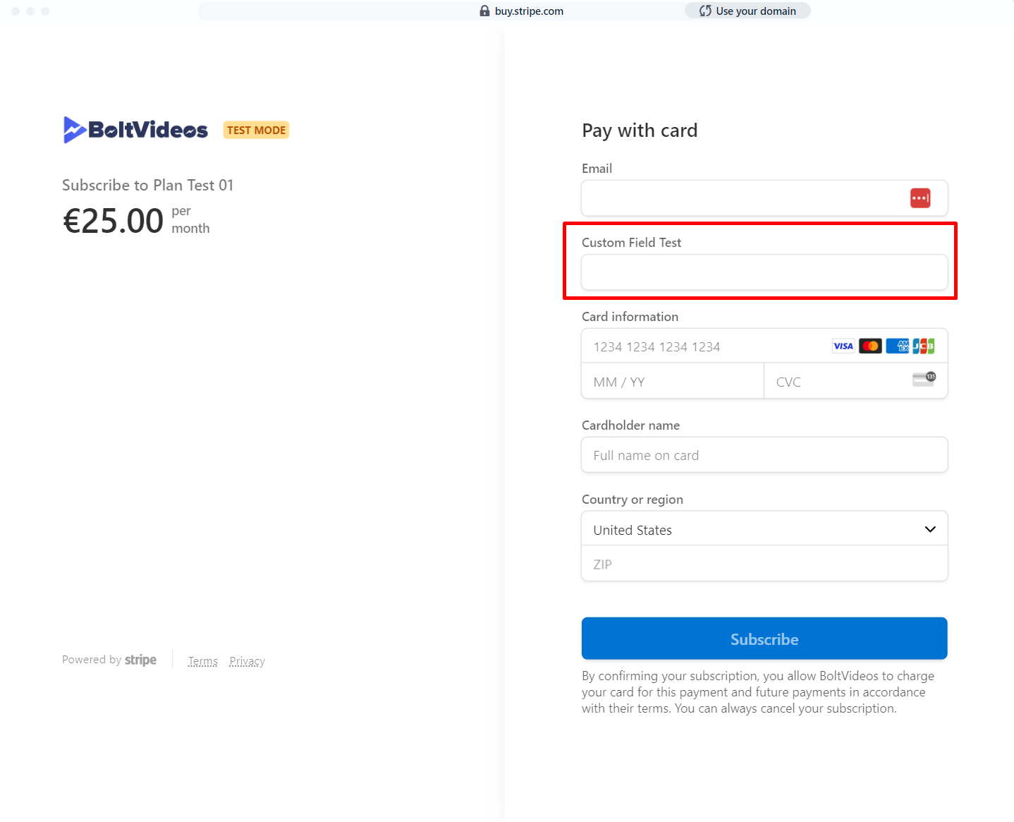 Stripe: Get the custom field - Features - Make Community