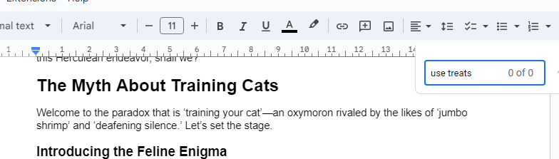 2024-03-17 02_42_28-How to train a cat FINAL - Google Docs