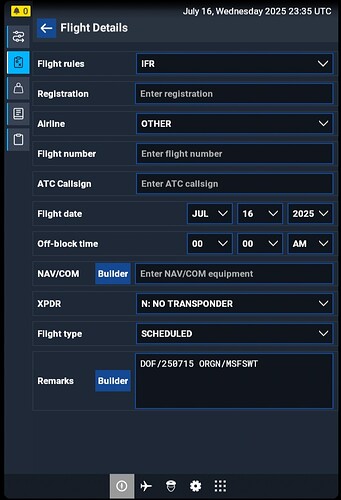 Flight Details