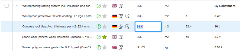 Edit constructions directly in the new interface
