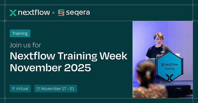 Nextflow Training Week - Nov 2025