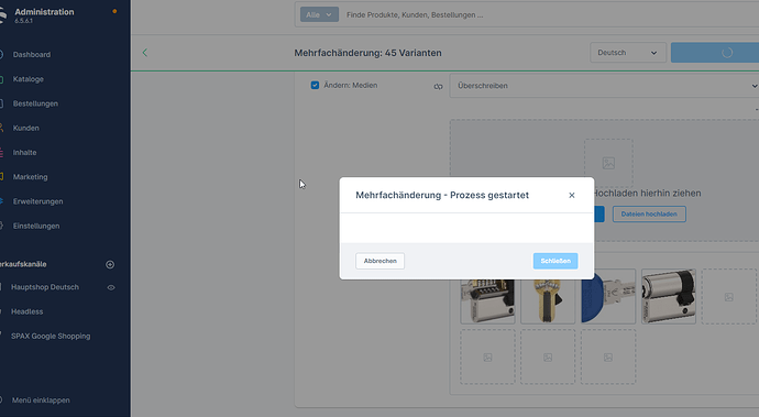 mehrfachänderung