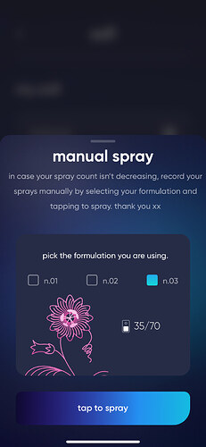manual spray screen