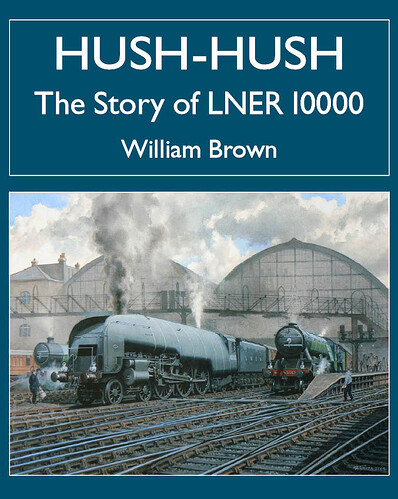 .LNER Gresley W1 Hush-Hush 4-Cylinder Compound 4-6-4 Steam Railway Locomotive,No.10000,1929 - middle.Experimental -initially secret-hush-hush - steam railway locomotive with a Yarrow high pressure steam marine-type boiler..jpg