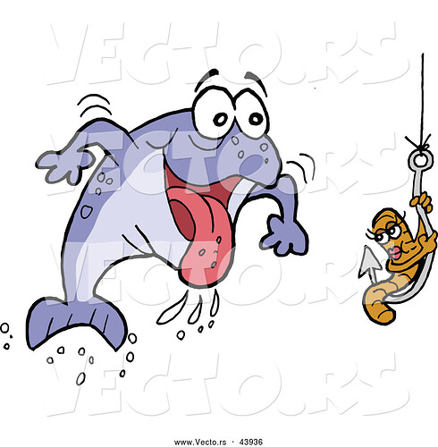 vector-of-a-excited-cartoon-male-fish-rushing-towards-a-female-worm-on-a-hook-by-lafftoon-43936.jpg