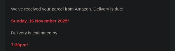 Screenshot 2025-11-15 at 18-32-03 Your Royal Mail parcel from Amazon is on its way - lancpudn@gmail.com - Gmail