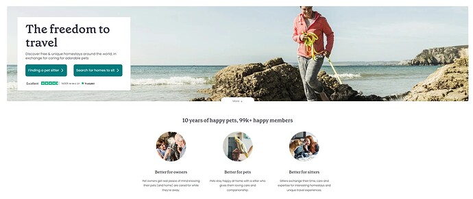 home page