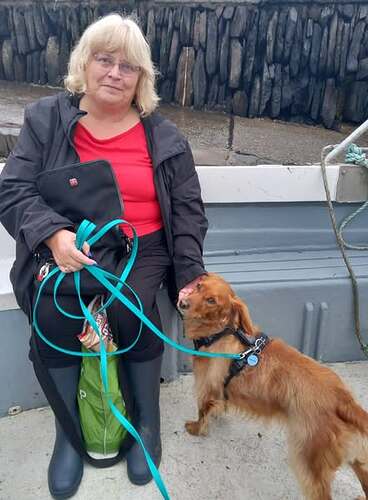 on easdale ferry with Grinn