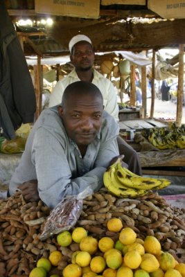 Market in Kondoa, Tanzania by Cecilia