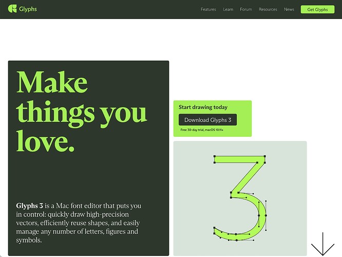 glyphs-front-end-screenshot