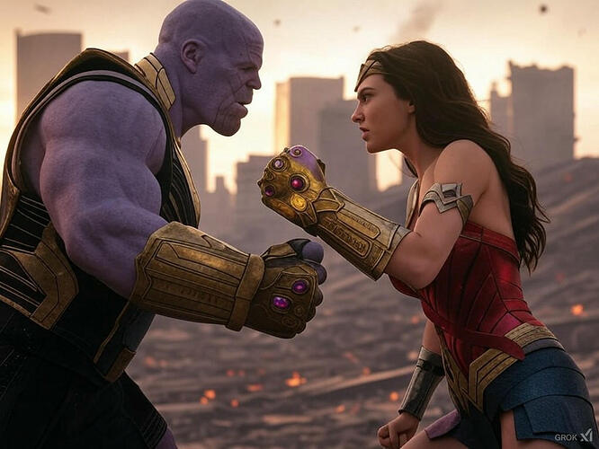 thanos y daiana mj