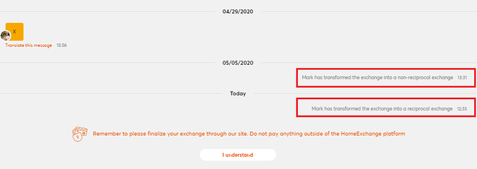 Details have been changed conversation EN