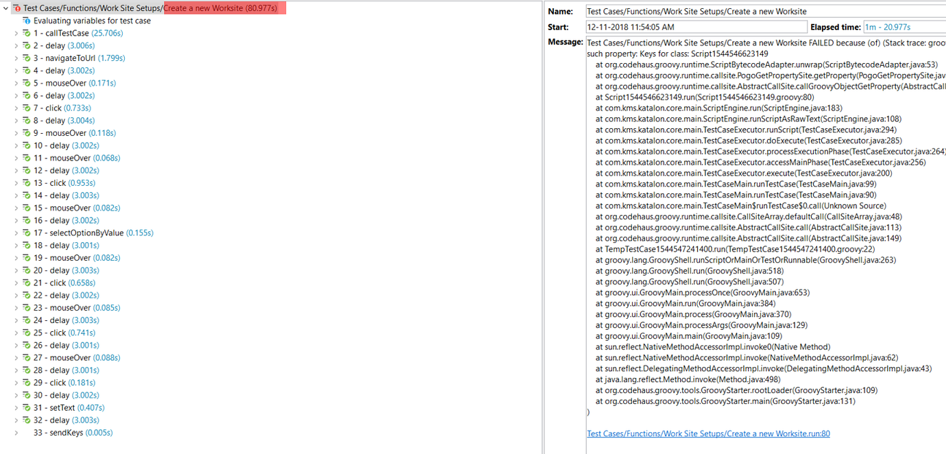Sendkeys is not working in a Test Case when I call it as a function in