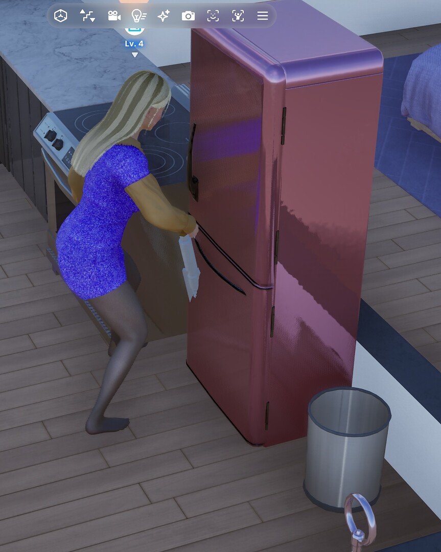 Vacuum Passes Through Furniture