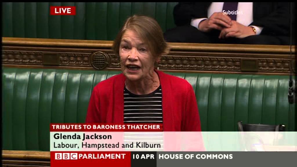 Glenda Jackson launches tirade against Thatcher in tribute debate