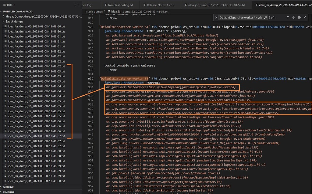 Slow startup on IntelliJ IDEA caused by SonarLint plugin IntelliJ