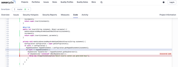 sonarqube branch coverage