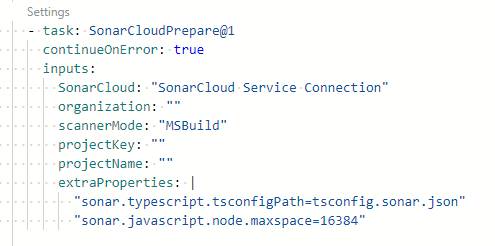 sonarcloud-config