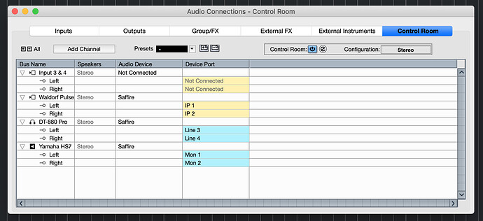 Selecting inputs for audio track - Cubase - Steinberg Forums