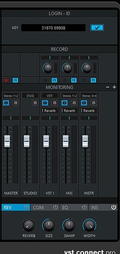 VST CONNECT PRO CONTROLS