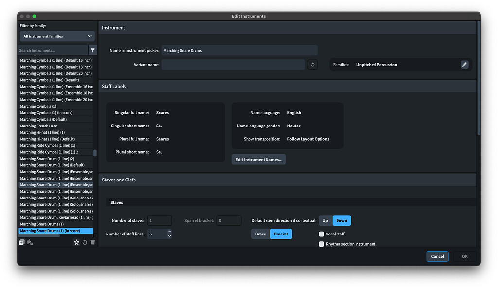 Issue/Confusion with Percussion Instruments Dorico Steinberg Forums