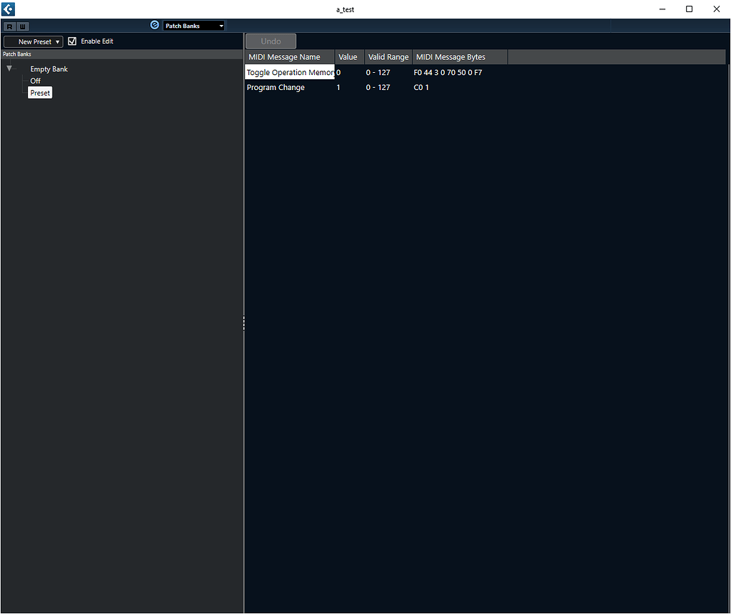 MIDI Device Manager Patch Banks Sysex Cubase Steinberg Forums