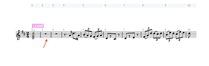 邦楽 charactic note START LINE Changing from 5 line stave to single line? - Dorico