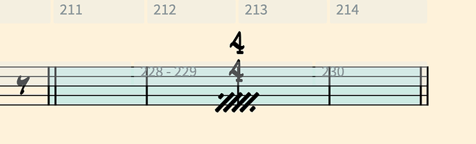 Dorico 5 - 4 Bar Repeat sign