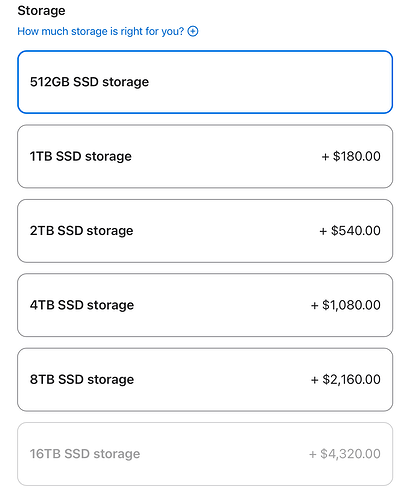 storage
