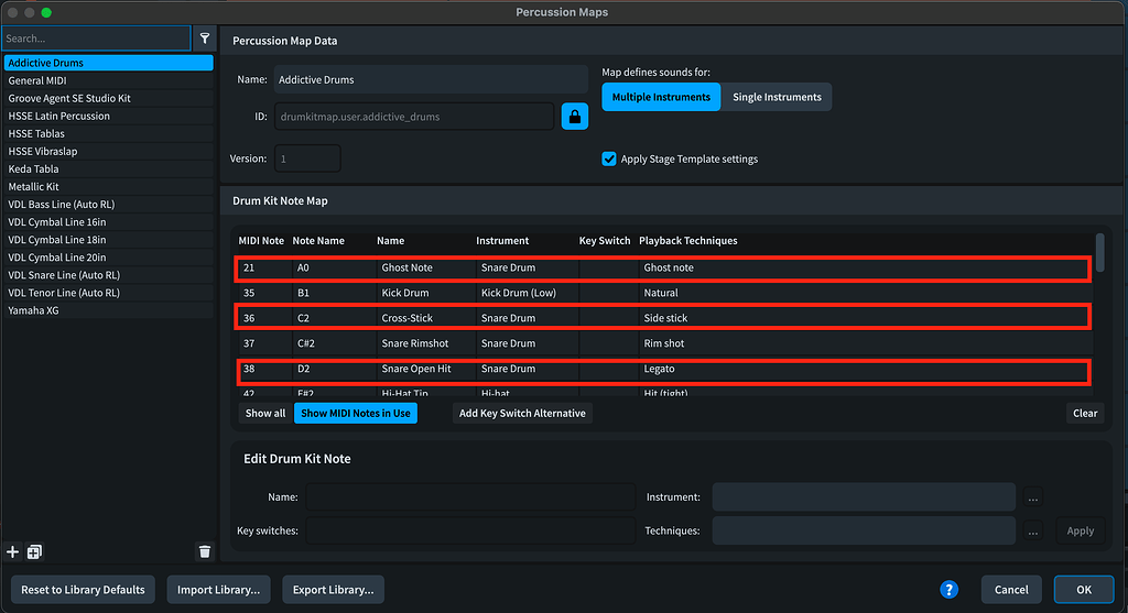 Drums: Midi Mapping oddity (using AD2 VST)? - Dorico - Steinberg Forums
